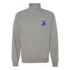 550th Helicopter Squadron Quarter Zip Sweatshirt - Heather Grey