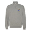 348th Reconnaissance Squadron Quarter Zip Sweatshirt - Heather Grey