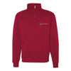 Space Force Horizontal Delta Quarter Zip Sweatshirt - Red