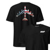 B-52 "BUFF" Rivet Flag Front & Back T-Shirt - Black