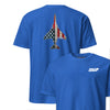 F-4 "Phantom" Rivet Flag Front & Back T-Shirt - Royal