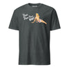 "Shoo Shoo Shoo Baby" B-17G Nose Art T-Shirt - Charcoal Heather