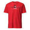E-3 Sentry Airframe Specs T-Shirt - Red
