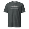 A-10 Thunderbolt II Airframe Specs T-Shirt - Charcoal Heather