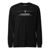 B-52 Stratofortress Airframe Specs Long Sleeve T-Shirt - Black