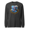 Strategic Air Command Shield Reimagined Long Sleeve T-Shirt - Charcoal Heather