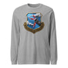 Strategic Air Command Shield Reimagined Long Sleeve T-Shirt - Heather Grey