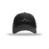 F-4 Phantom II Silhouette Carbon Fiber Patch Soft Mesh Trucker - BLACK/CHARCOAL
