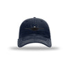 F-35 Lighting II Silhouette Carbon Fiber Patch Soft Mesh Trucker - NAVY/WHITE
