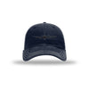 KC-135 Stratotanker Silhouette Carbon Fiber Patch Soft Mesh Trucker - NAVY/WHITE