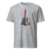 SR-71 "Blackbird" Rivet Flag T-Shirt - Heather Grey