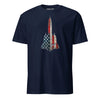 SR-71 "Blackbird" Rivet Flag T-Shirt - Navy