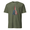 SR-71 "Blackbird" Rivet Flag T-Shirt - OD Green