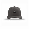 F-35 Lighting II Silhouette Given Carbon Fiber Patch Structured Trucker - CHARCOAL/WHITE