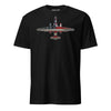 U-2 "Dragon Lady" Rivet Flag T-Shirt - Black