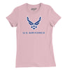 United States Air Force Insignia Women's T-shirt - Charity Pink