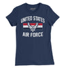 US Air Force Vintage Arch Women's T-Shirt - Navy
