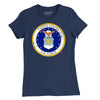 USAF Vintage Emblem Women's T-shirt - Navy