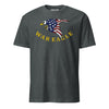 "War Eagle" B-52 Nose Art T-Shirt - Charcoal Heather