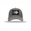 C-5 Aircraft Flag Carbon Fiber Patch Soft Mesh Trucker - GREY/WHITE