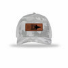 F-35 Aircraft Flag Leatherette Patch Camo Structured Trucker - WHITE CAMO/WHITE
