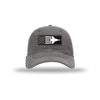 F-15 Aircraft Flag Carbon Fiber Patch Soft Mesh Trucker - GREY/WHITE