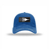 B-1 Aircraft Flag Carbon Fiber Patch Soft Mesh Trucker - ROYAL/WHITE