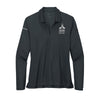 Air Force Civilian Service Nike Womens Dri-FIT Long Sleeve Micro Pique 2.0 Polo - Grey
