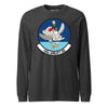 183rd Airlift Squadron Long Sleeve T-Shirt - Charcoal Heather