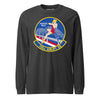 155th Airlift Squadron Long Sleeve T-Shirt - Charcoal Heather