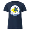 142nd Airlift Squadron Womens T-Shirt - Navy