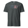 USAF Rivet Flag T-Shirt - Dark Heather