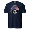 Flight Helmet Flag T-Shirt - Navy