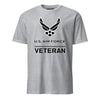 US Air Force Veteran Blackout T-Shirt - Sport Grey