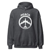 Peace Through Strength Hoodie - Dark Heather