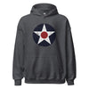 World War ll Roundel Hoodie - Dark Heather