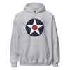 World War ll Roundel Hoodie - Sport Grey