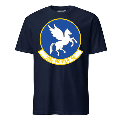 103rd Attack Squadron T-Shirt — Navy front mockup