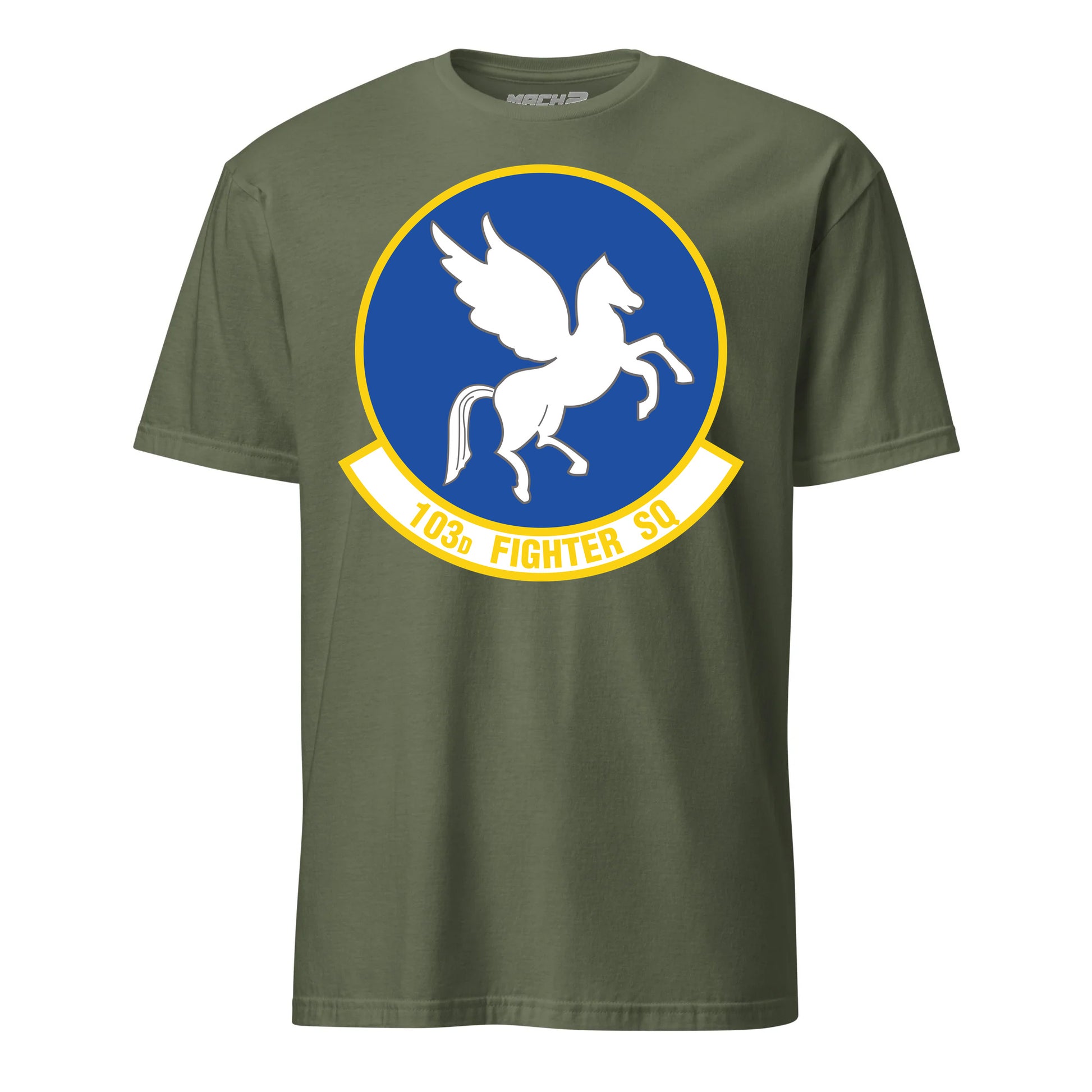 103rd Attack Squadron T-Shirt — OD Green front mockup