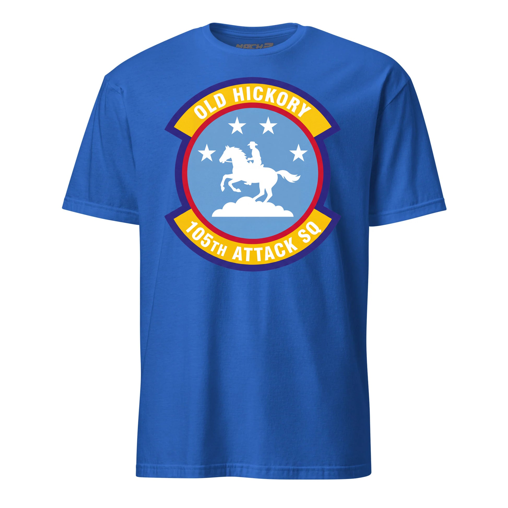 105th Attack Squadron T-Shirt — Royal front mockup