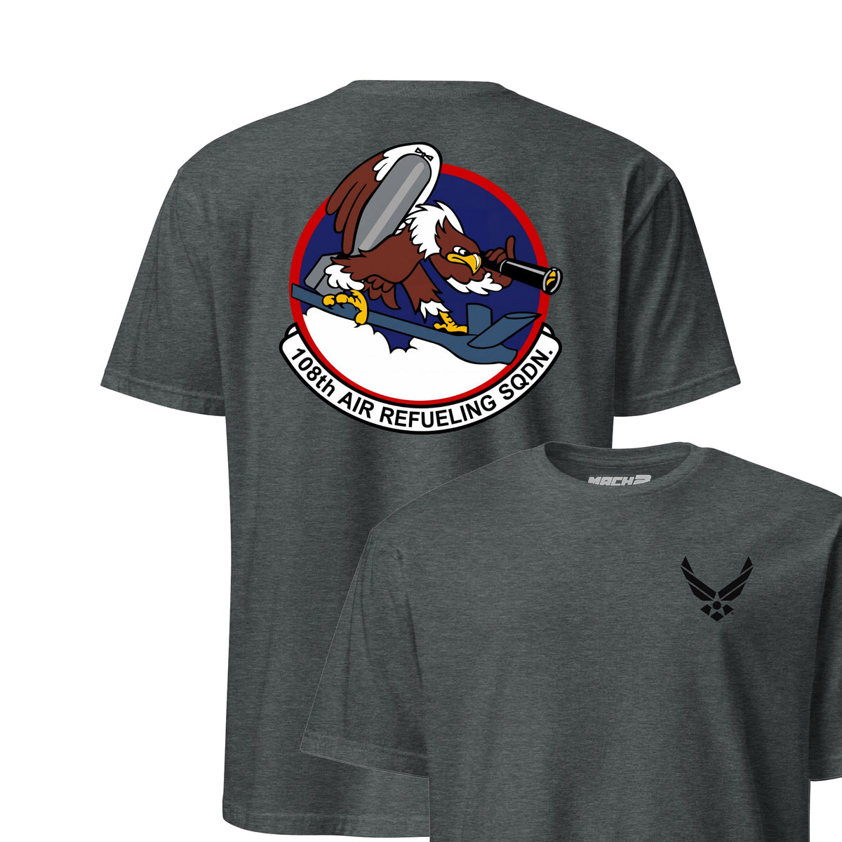 108th Air Refueling Squadron — Charcoal Heather