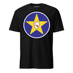 111th Attack Squadron T-Shirt — Black front mockup