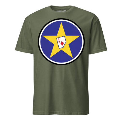 111th Attack Squadron T-Shirt — OD Green front mockup