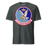 11th Attack Squadron T-Shirt — Charcoal Heather front mockup