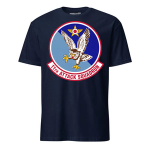 11th Attack Squadron T-Shirt — Navy front mockup