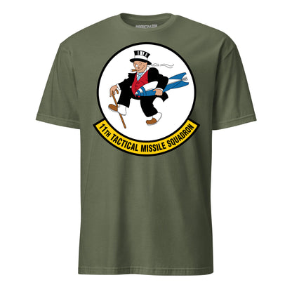 11th Tactical Missile Squadron T-Shirt — OD Green front mockup