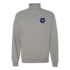 12th Missile Squadron Quarter Zip Sweatshirt - Heather Grey