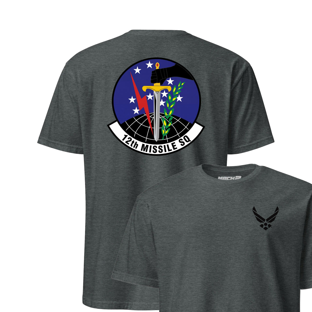12th Missile Squadron — Charcoal Heather