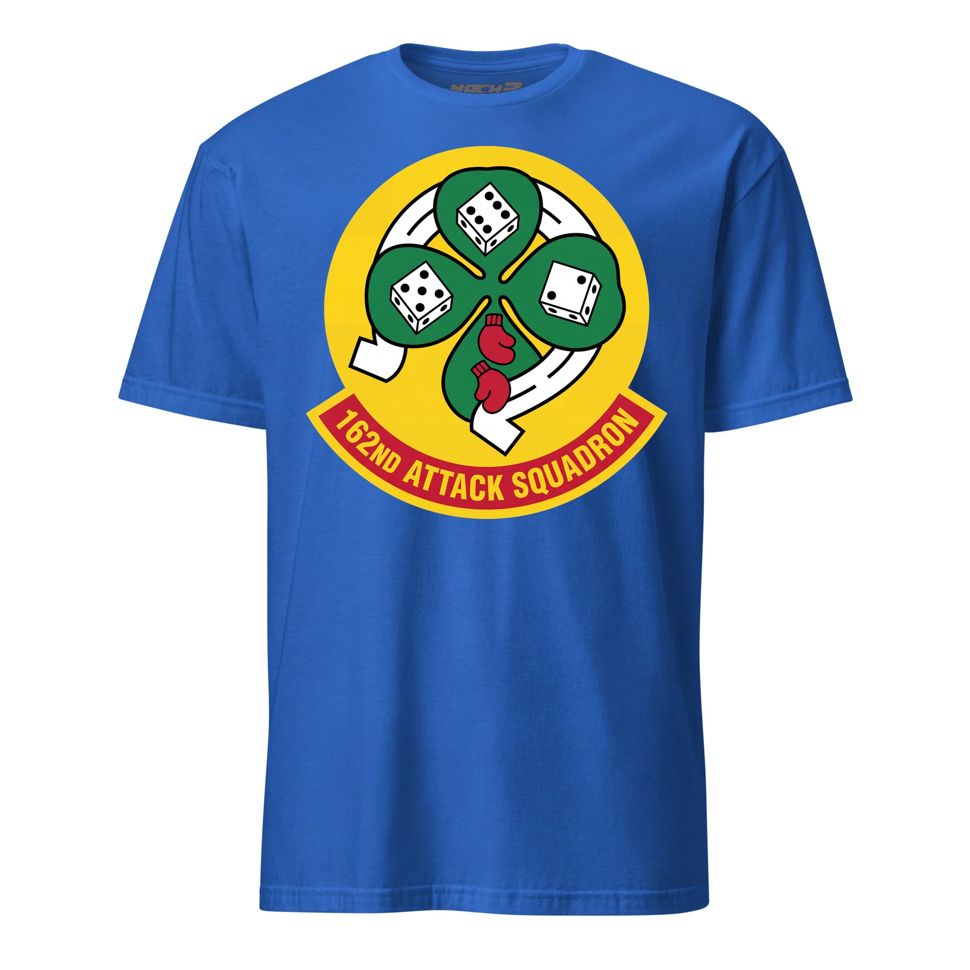162nd Attack Squadron T-Shirt — Royal front mockup