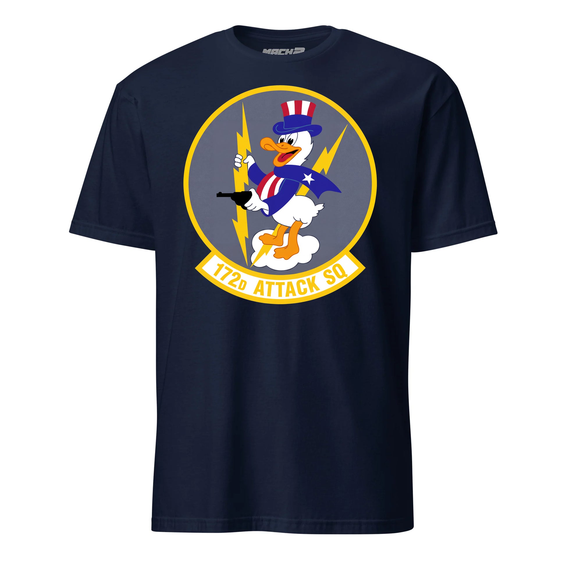 172nd Attack Squadron T-Shirt — Navy front mockup